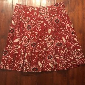 Biyaycda red skirt women’s large